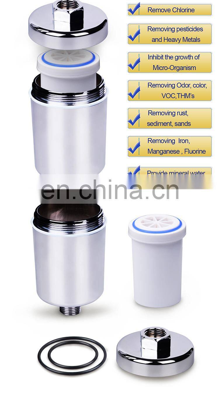 universal stainless steel shower head filter for hard water filter for shower filter korea