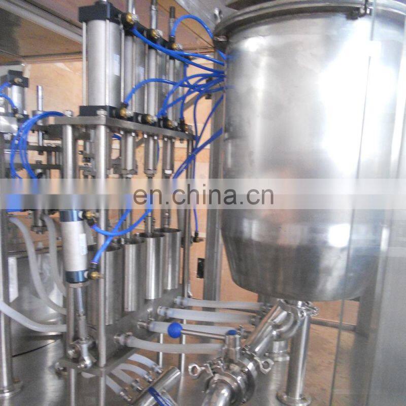 automatic spouted liquid soya milk pouch filling and capping packing machine