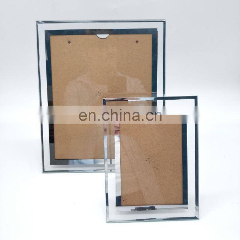 Modern Design European Style Custom Glass Picture Photo Frame For Bedside Table Photo Frame