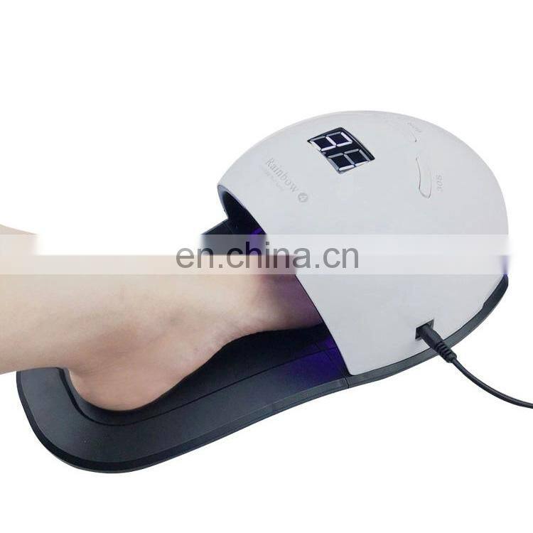Wholesale 48W led light manicure dryer machine uv phototherapy hands and feet 2 with 1 nail led lamp led nail dryer nails tool