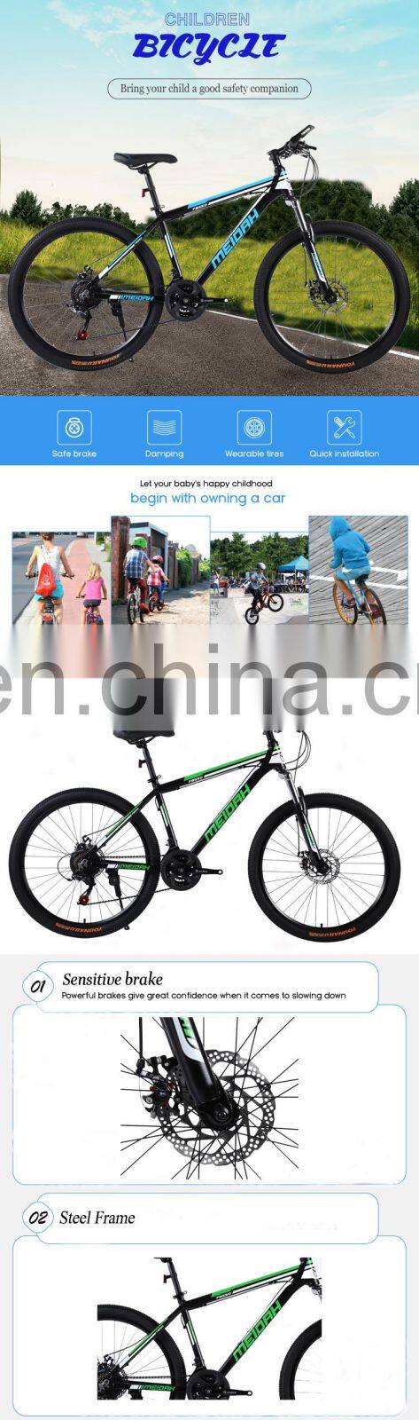 OEM Professional Steel Mountain Bike Variable Speed MTB 26 Inch Bicicletas Mountain Bicycle Bikes