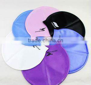 2013 Eco-friendly red shark cartoon silicone swim cap