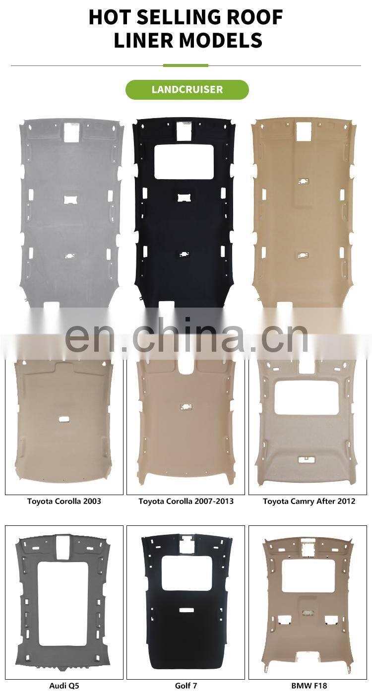 Manufacturer products car roof liner for k3 auto ceiling headliner with sunroof
