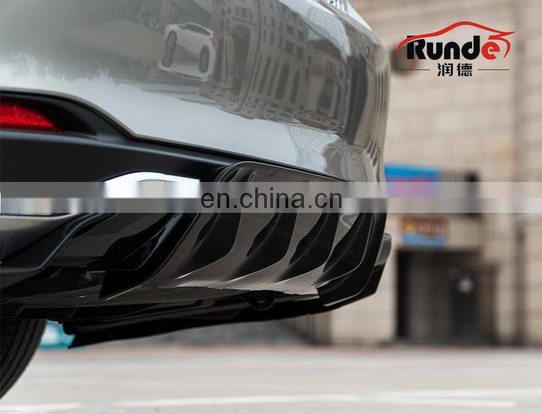 Runde PP Material Body Parts With Front Rear Lip Spoiler Side Skirt Rear View Mirror Fender For 2018-2021 Lexus ES body kit