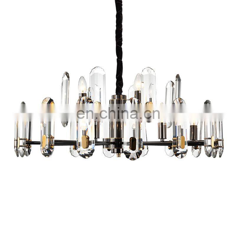 Room Restaurant wedding decoration Crystal Hanging Lamps Hotel Ceiling Chandeliers Large chandelier Nordic LED Luxury Chandelier