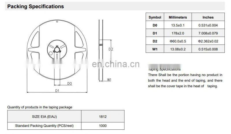 MOV Metal Oxide Varistor SMD Varistor Manufacturer