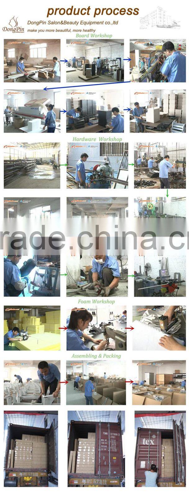 new fashion beauty spa equipment glass shelf trolley for sale