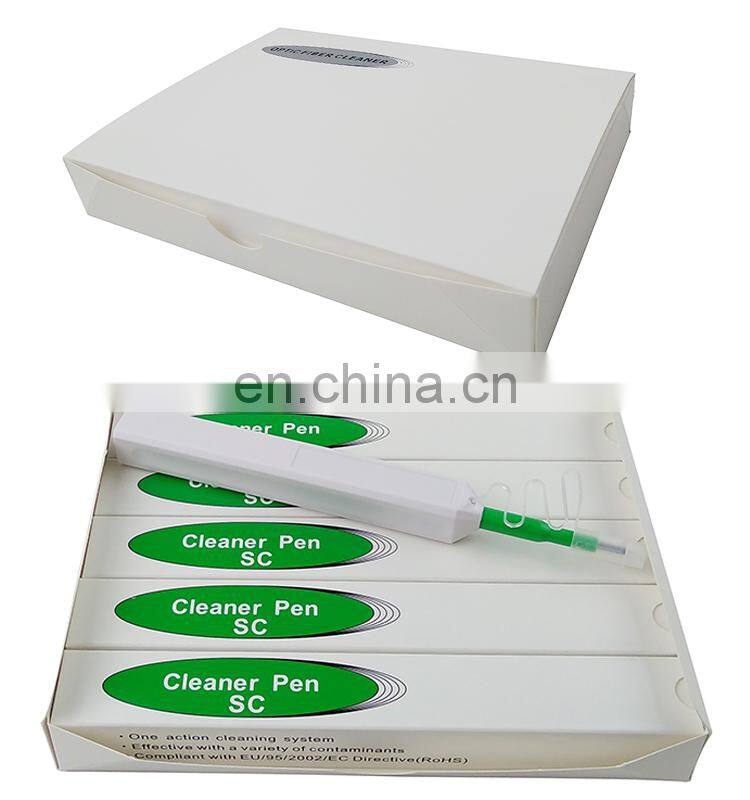 one click cheap optic fiber cleaner head 800 times lifetime