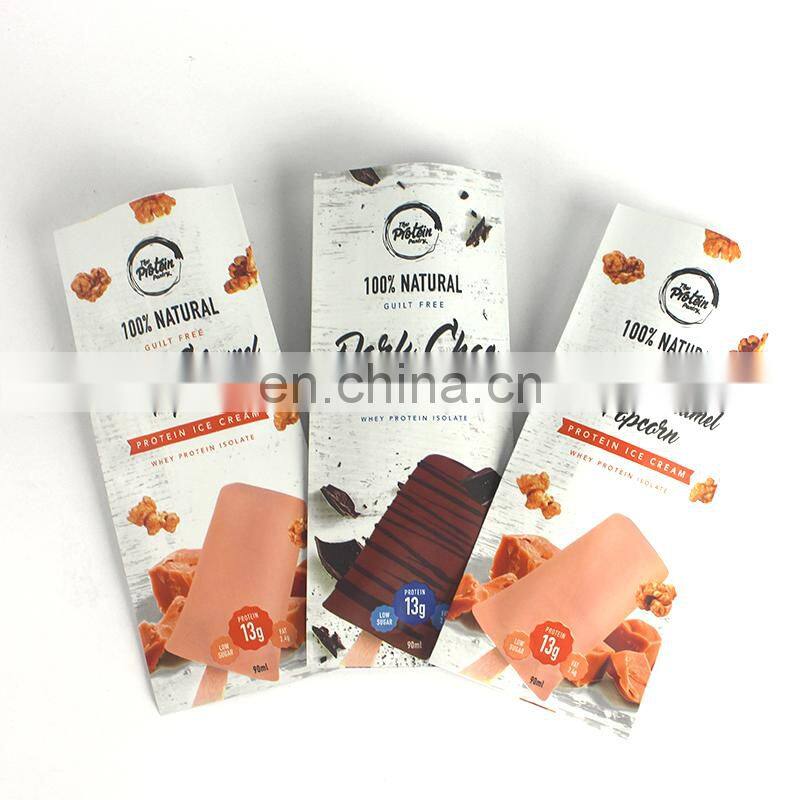 custom printed coffee sachet ice cream popsicle flexible packaging roll film