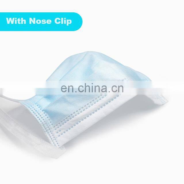 factory 3ply non-woven disposable medical face mask with ear loop