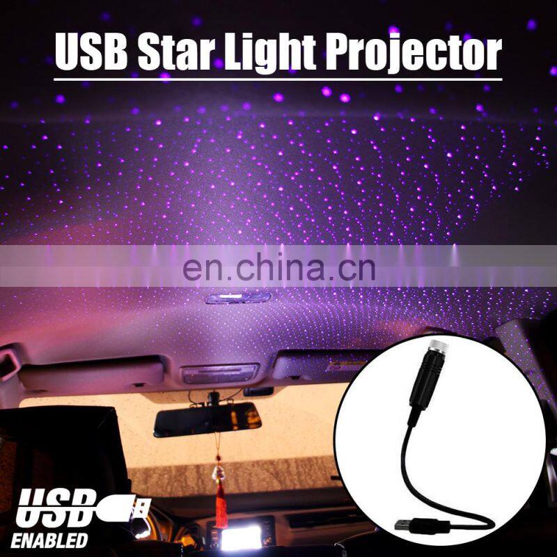 USB laser lights star spotlights for cars ledbar