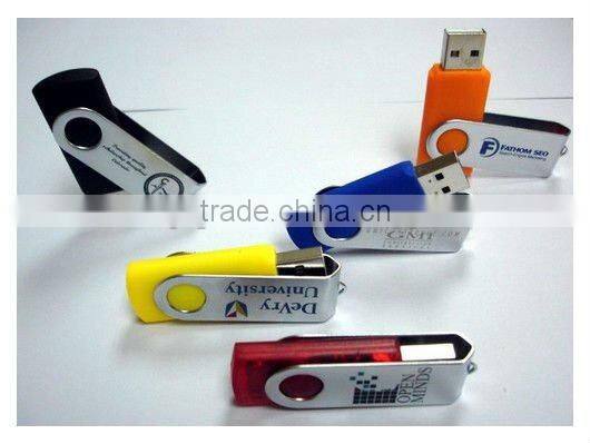 Plastic Swivel USB With PP Box Package