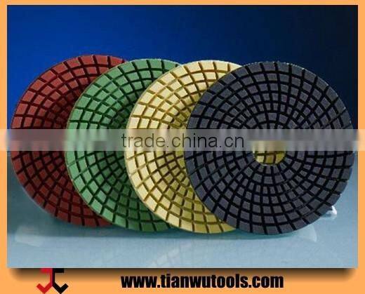 Resin pads abrasive 100# diamond hand polishing pads