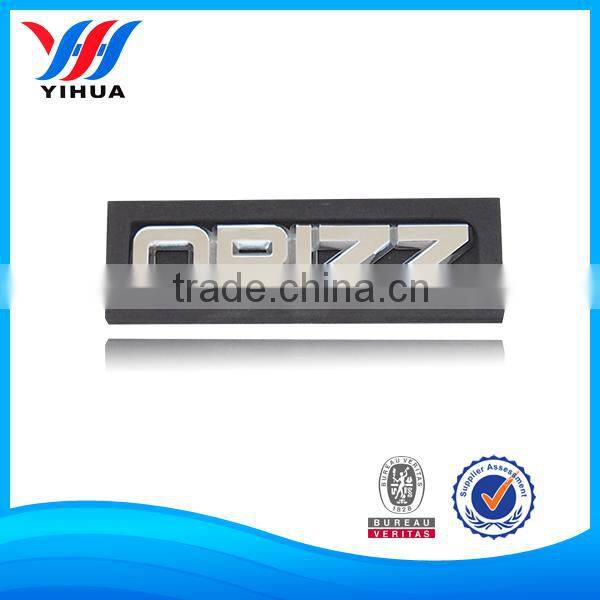 ABS chrome nameplate for bus,car emblems
