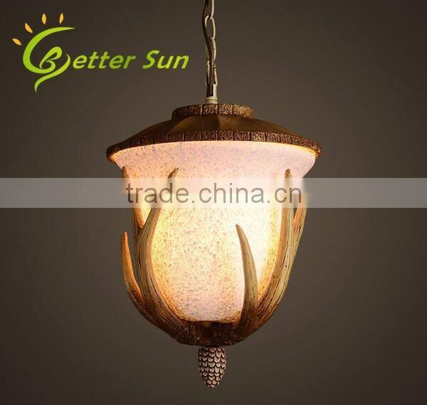 New Modern Deer Antler Chandelier Rustic Ceiling Lamp Made in China