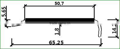 durable aluminum nosing type outside stair treads