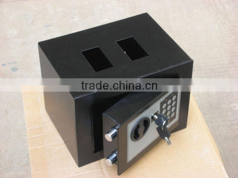 Mini digital safe box with a posting slot