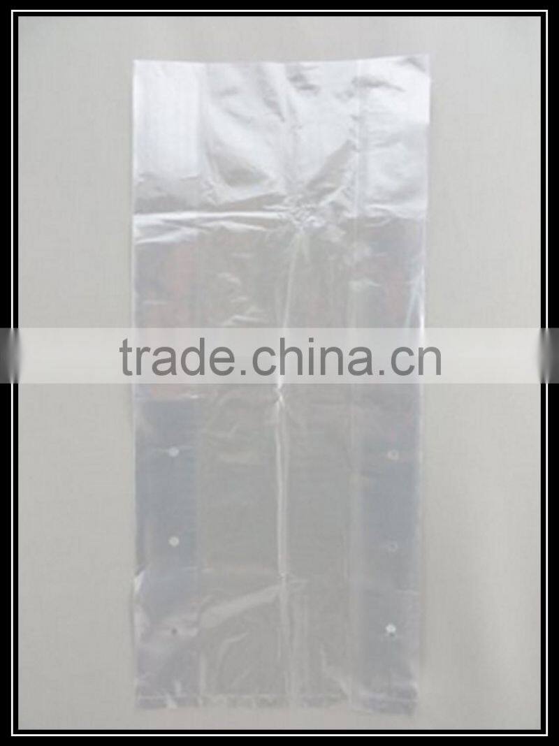 Transparent food grade side gusset Ldpe plastic bag