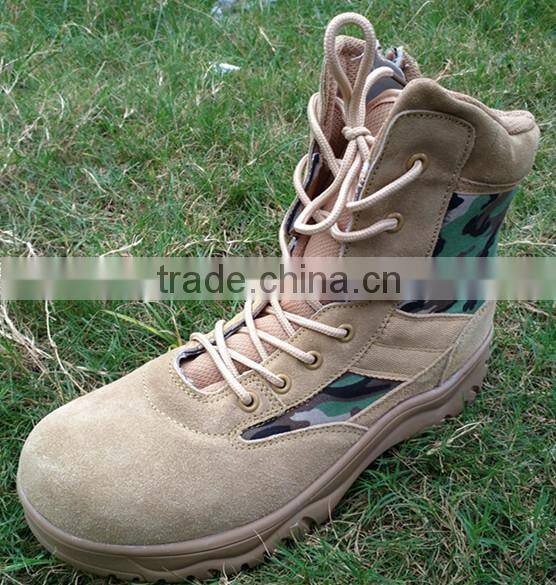 desert color sand colour leather 9.5inch good quality DELTA tactical boots