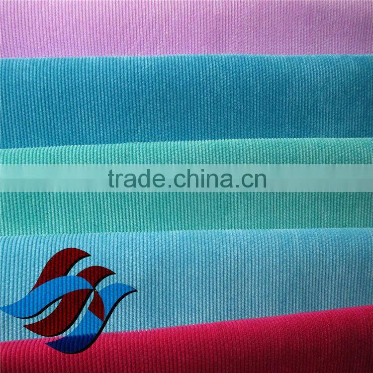 2014 hot sale,88%polyester 12%nylon, 16 wale corduroy,sofa ,toy ,clothing fabric