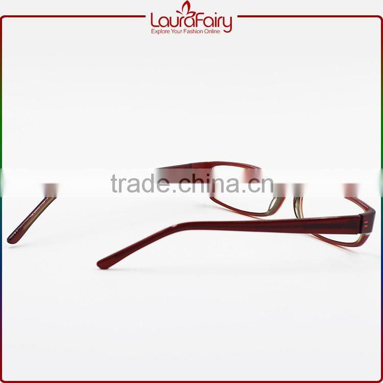 Laura Fairy 2016 New Design Women Wine Red Frame Optics Reading Glasses 2.5 Wholesale