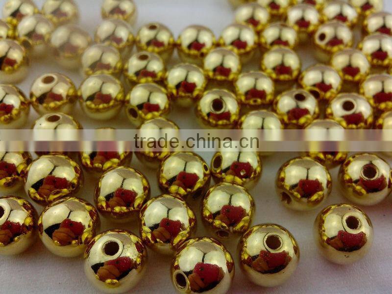 20MM Jewelry Accessories Shinny Silver Gold-Plating CCB Beads ,Fashion acrylic ccb beads for large beads jewelry making!