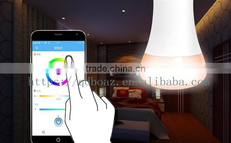 Smart wifi rgb led bulb 5w with CE control by IOS & Android