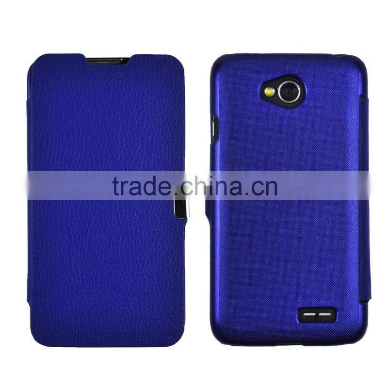 High quality PU Flip Leather cover case for LG L70