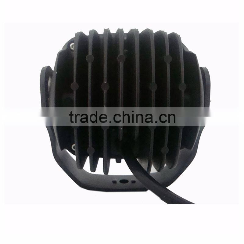 Shenzhen high power black &red 4.6 inch 50w led car motorcycle work lights