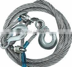 car mulfunction use quality steel wire tow rope