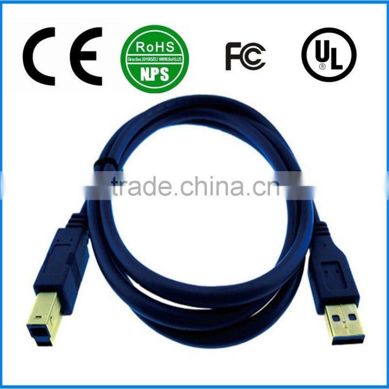USB3.0 AM-BM Cable High Speed Cable Standard Port and 9 Core Wire For Printer