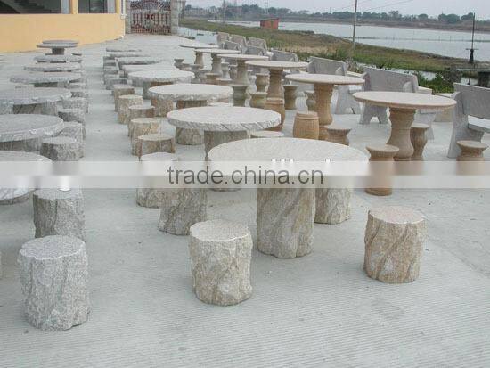 outdoor round slate stone table tops