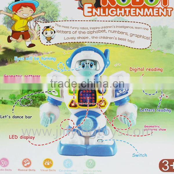 Newest learning toy robot with light&sound