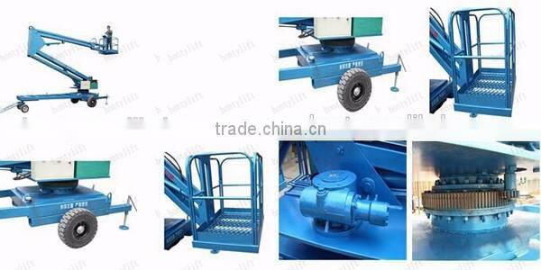 12mChinese High Quality Factory outlets trailer mounted boom