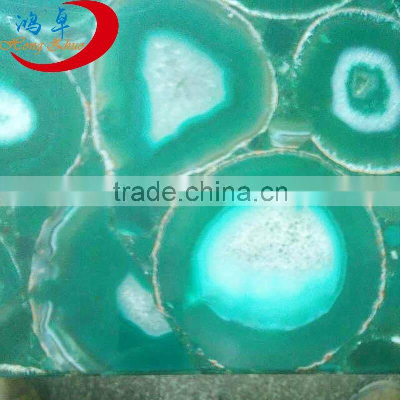 wholesale decoration material agate jade stone slabs and tiles