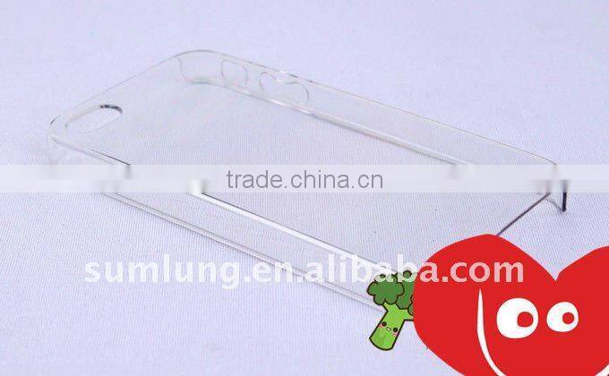 Transparent Cover for iPhone 4 Clear sublimation cover case