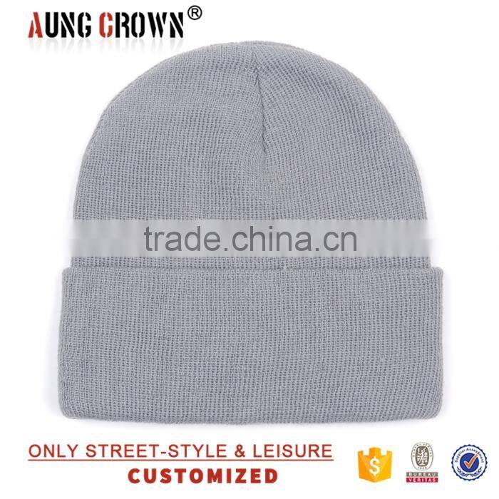 plain unisex beanie hat/new design winter beanie hat