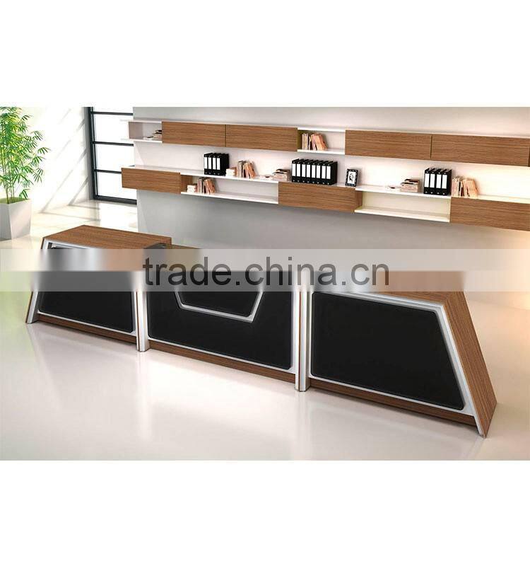 New design black board secretary wood furniture