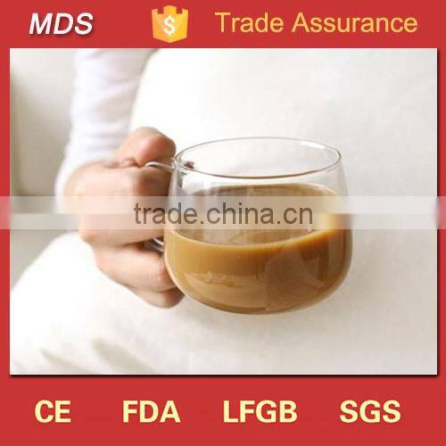 Hot selling drinking water glass tumbler cup with handle