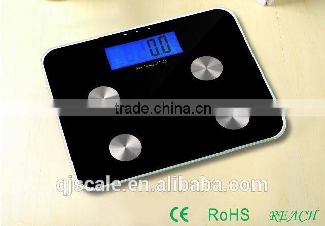 Electronic Digital Body Fat Scale with back light LCD
