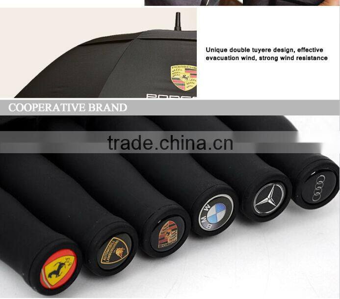 High quaity coffee garden line umbrella in China made