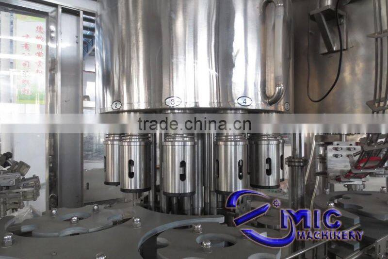 MIC-12-12-1 Top quality professional factory produce glass bottle twist off Cap juice bottle packing machine with CE