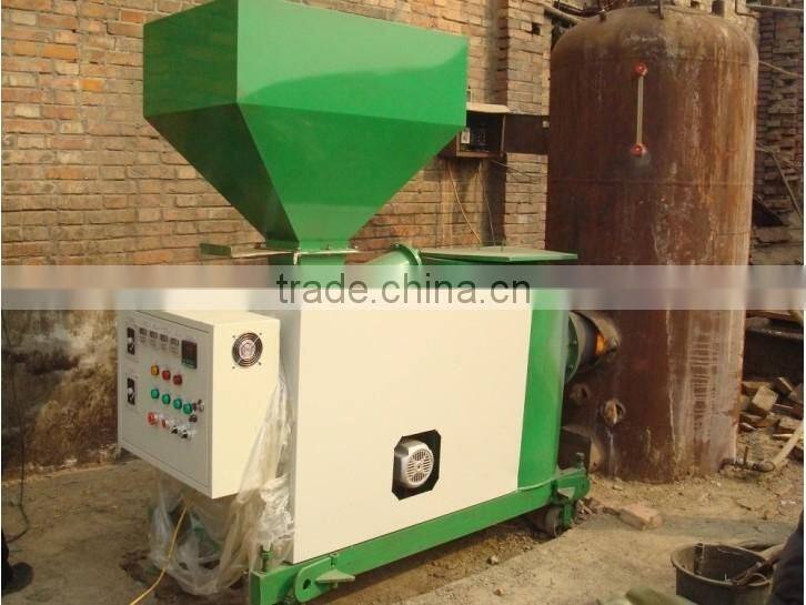 Biomass pellet burner for heating system