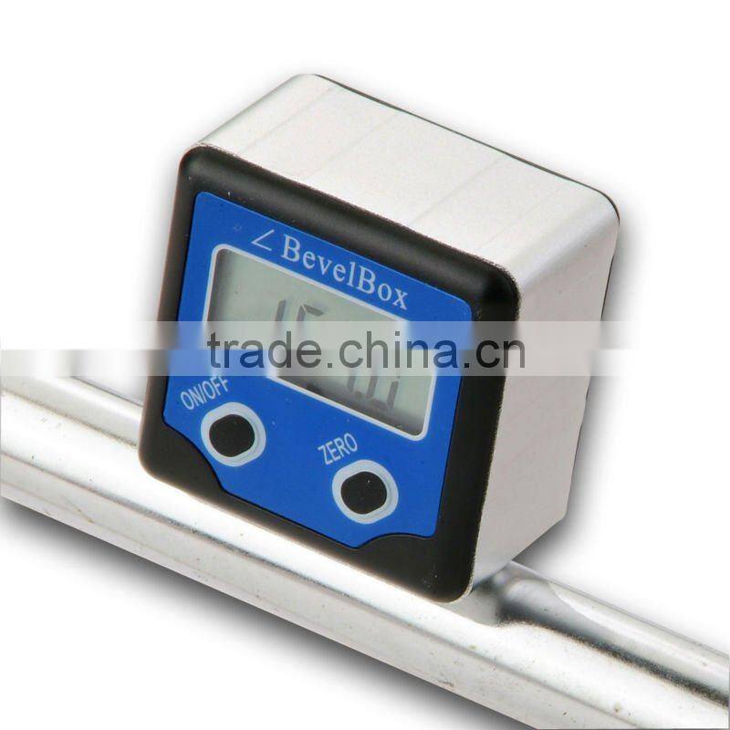 Digital Bevel Box Gauge Angle Protractor Slope Level Inclinometer