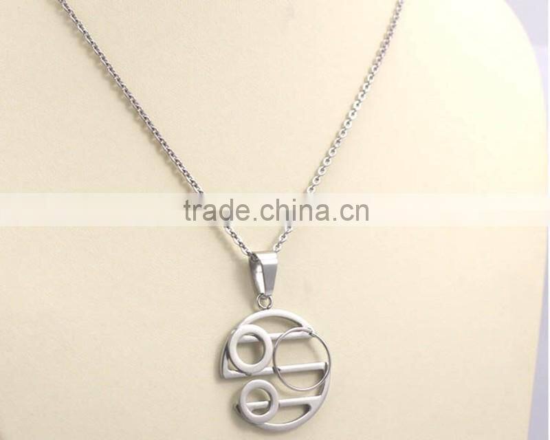 Stainless Steel Fashion Jewelry Best Friends Pendant Necklace