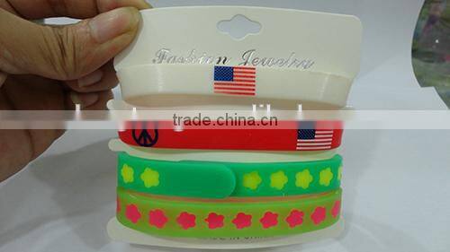 2014 best seller manufacture any of customized silicon bracelet in high quality and the cheapest price