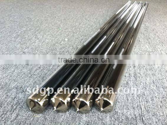 Double-target copper / steel film solar vacuum tube