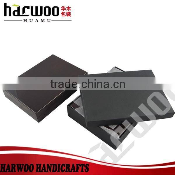 High-end wooden CD case with plastic tray