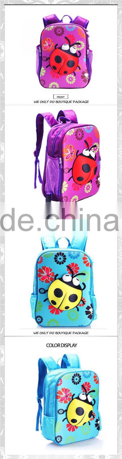 XF-CP0040 promotion children 3D cute student backpack school bags