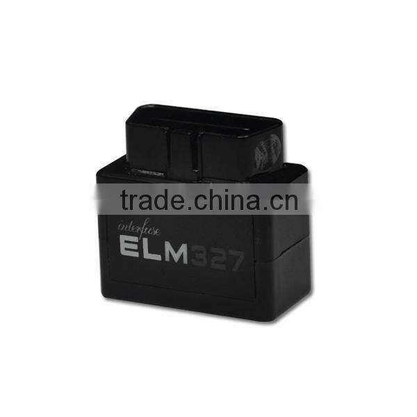 2016 Fast Shipping Super Mini ELM327 Bluetooth Interface V2.1 OBD2 II Auto Diagnostic Tool ELM 327 Work ON Android Torque/PC